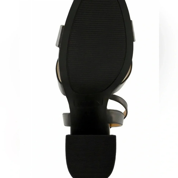 Mia Eloise Block heel sandals black size 8M secure ankle strap contoured footbed - Picture 9 of 9